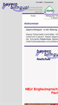 Mobile Screenshot of bayern-bilingual.de